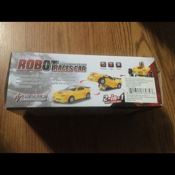 RobotRaces car B O Bump and Go Transforming Toys - Picture 3 of 6